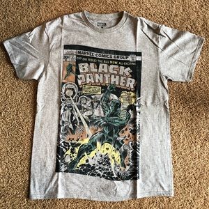 Black Panther Comic Book Cover T-Shirt Size M